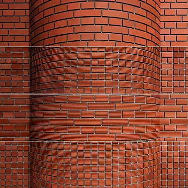 Brick Bond Seamless Texture Collection 3D model image 1 