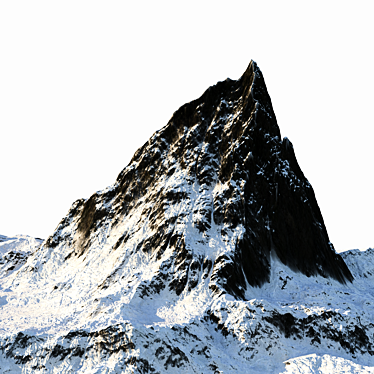  Snow Hero Mountain 4k Model 3D model image 1 