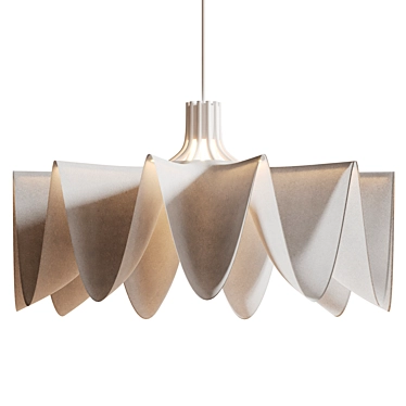 Artemide Veil Metal Fabric Chandelier 3D model image 1 