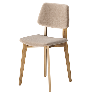 Minimalist Joe Side Chair Model 3D model image 1 