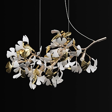 Modern LED Pendant Light Fixture 3D model image 1 