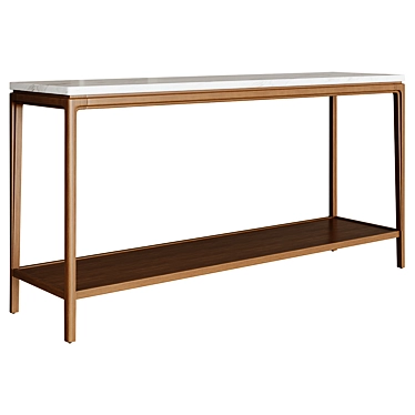 Westelm Parker Console Table 3D model image 1 