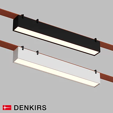 Belty Linear LED Track Light 3D model image 1 