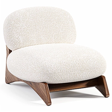 Contemporary MIKO Lounge Chair Art 3D model image 1 