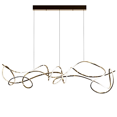 Modern NORVIN L Pendant Light 3D model image 1 