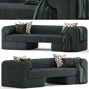  Westelm Joplin Sofa Unwrapped 3D model image 1 