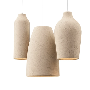 Corona Pendant Lights Collection 3D model image 1 