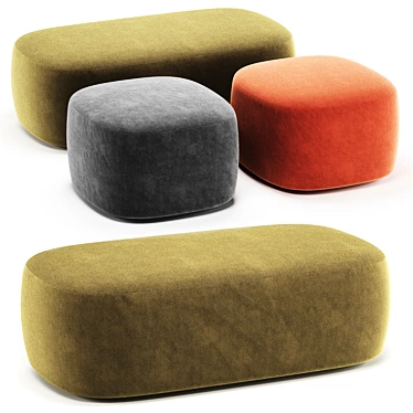 Elegant Liu Jo Living Pouf 3D model image 1 