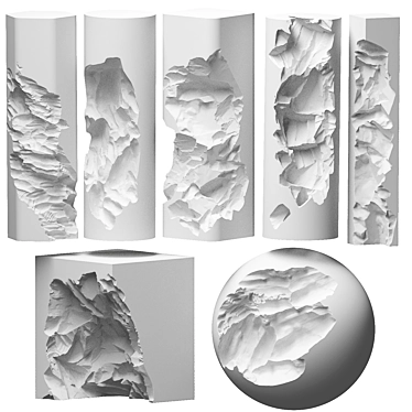 Custom High-Poly Gypsum Figurines 3D model image 1 