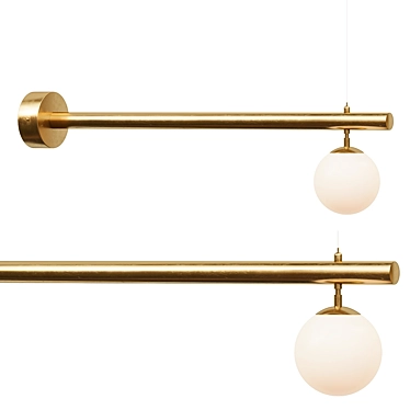 Modern Satellite Sconce Lighting 3D model image 1 