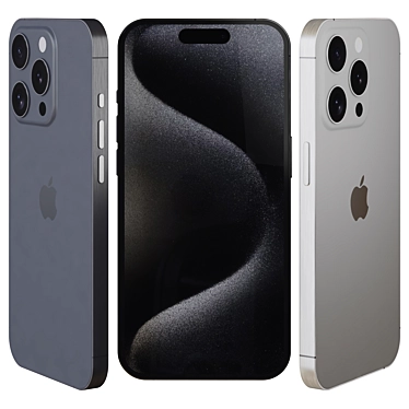 iPhone 15 Pro 3D Model 3D model image 1 