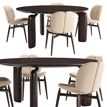 Roche Bobois Pulp Round Dining Table Set