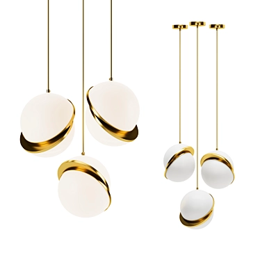 Freya Element Pendant Light 3D model image 1 