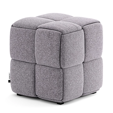 Lavender Linia Pouf 3D model image 1 