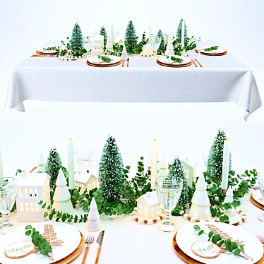 Christmas table setting 003