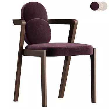 Modern Fabric Chair Enso Model 3D model image 1 