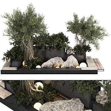 Lush Garden and Decor Collection 3D model image 1 