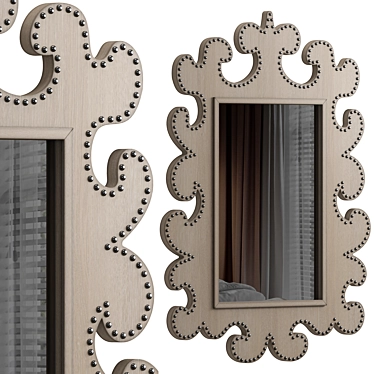 Hempstead Vertical Mirror: Elegant Reflection 3D model image 1 