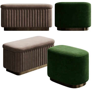 Pouffe Art Deco