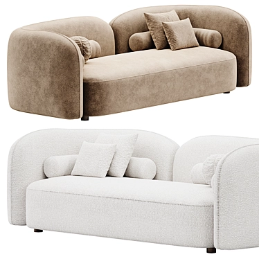 Modern Bodrum Sofa Set 3D 3D model image 1 