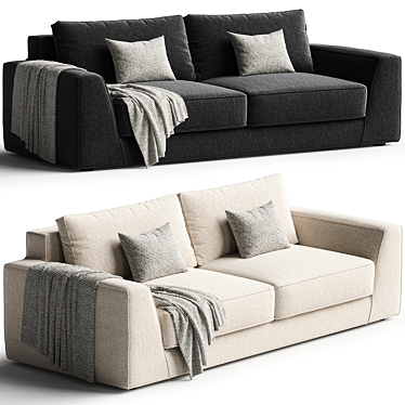 Modular Sofa Celine by Alberta Salotti 3D model image 1 