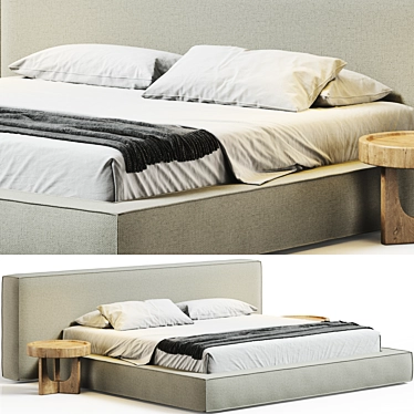 Eldridge Bed 3D Model Rendered 3D model image 1 