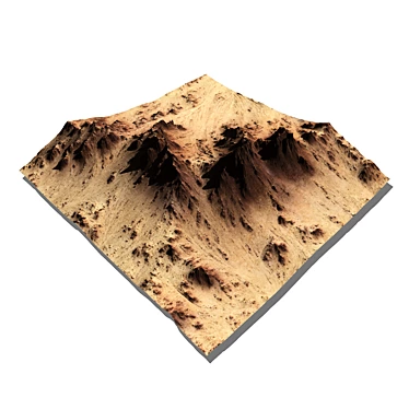 Desert Peaks 3D Model Texture 3D model image 1 