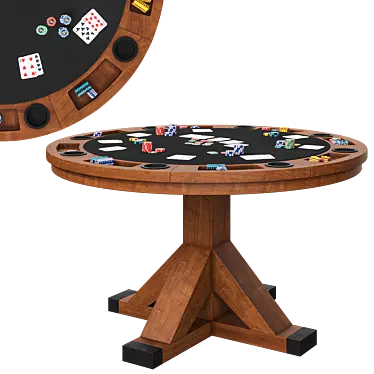 Harpeth 2-in-1 Gaming Table 3D model image 1 