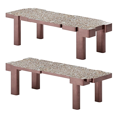 Kelly Wearstler Xenolith Dining Table 3D model image 1 