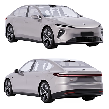 Ultimate NIO ET7 3D Model 3D model image 1 