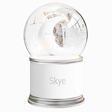 Moonlight Serenade Snow Globe 3D model image 1 