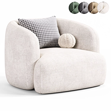 Marac Fabric Armchair Aland 2015 3D model image 1 