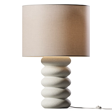 Sleek Hudson Table Lamp 3D model image 1 