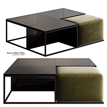 Sophisticated Area Coffee Table 3D model image 1 