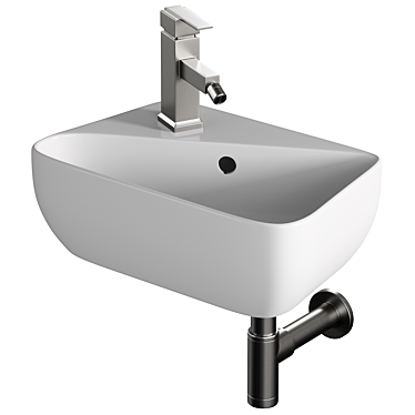 Swiss Madison Wall Mount Sink 3D model image 1 