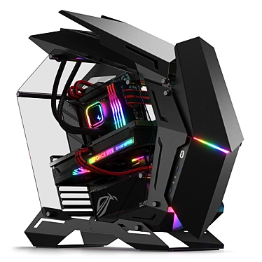 Animated RGB Gaming PC Kit 3D model image 1 