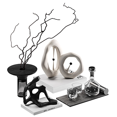 Modern Decor Set by Corner Design 3D model image 1 