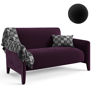 Luxurious Fendi Casa Sabrina Sofa 3D model image 1 