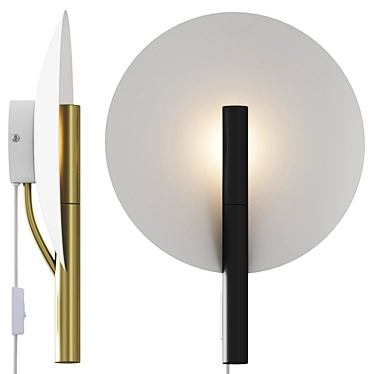 Elegant and Modern Furiko Sconce 3D model image 1 