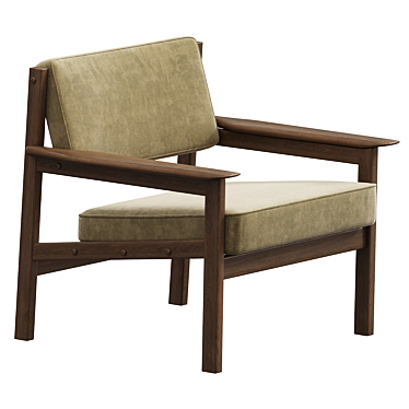  Modern Brazilian Design Armchair 3D model image 1 