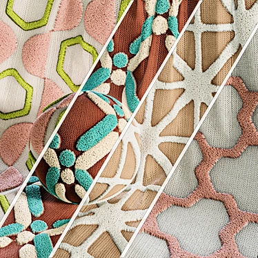 4 Punch Needle Embroidery fabric materials -15