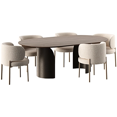 VIDA dining table by davis furniture and Akiko Chair