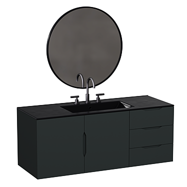 Vitality 48" Bathroom Vanity Set 3D model image 1 