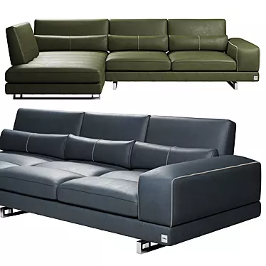  Modern Comfort Landy Corner Sofa 3D model image 1 