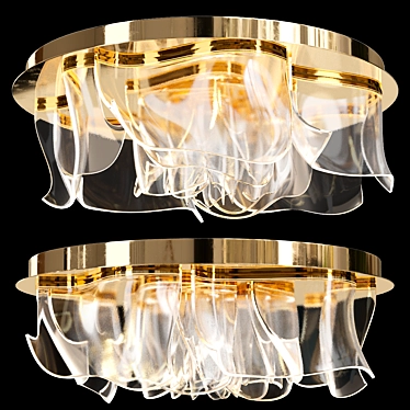 Modern 3D Ceiling Light Fixture 3D model image 1 