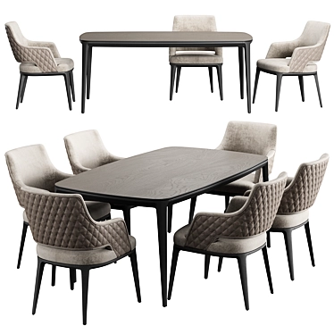 Modern Playground Dining Set 3D model image 1 
