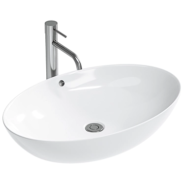 BELBAGNO BB1104 Countertop Sink 3D model image 1 