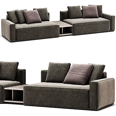 Eddie Sofa Frigerio: Stylish Comfort 3D model image 1 