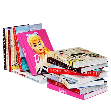 Assouline Book Set Collection 3D model image 1 