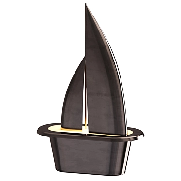  Sailboat Table Nightlight - Nautical Glow 3D model image 1 